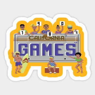 California Games Sticker